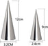 12 Pcs Cream Horn Molds, Stainless Steel Cones Pastry Roll Molds, Baking Tools for Croissant Puff Ice Cream
