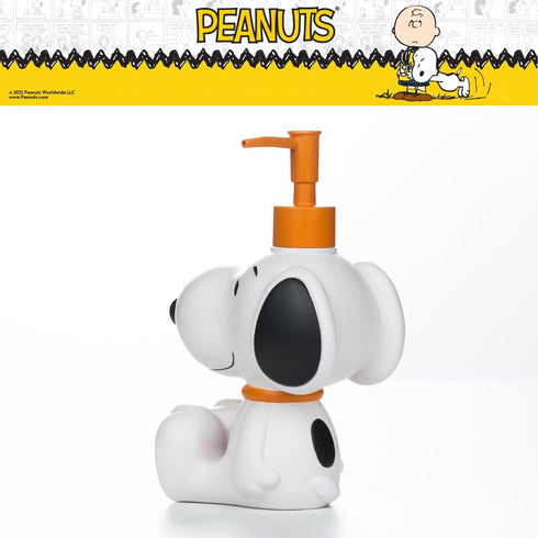 12.70 Peanuts Snoopy Soap/Lotion/Hand Sanitizer Resin Pump Dispenser, Ounces, (Officially Licensed Product) by Franco