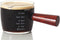 1 Pack Espresso Shot Glass 75ML Triple Pitcher Barista with Wood Handle by BCnmviku