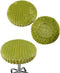 Shukii Stool Covers - 2 Pack Soft Slipcover with Elastic Cushion for