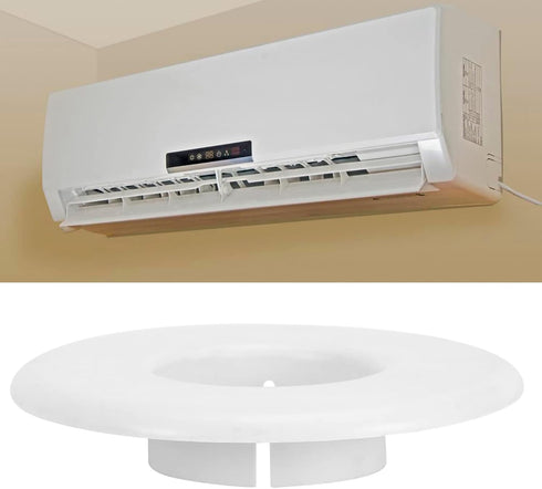 Zerodis Air Conditioning Hole Cover, Decorative Air Conditioner Partition Covers Accessories Pipe Hole Cover