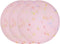 ONLYKXY 3pcs Luminous Silicone Coaster Set Candy Pink Modern Drink Mats for Outdoor Table Coffee Tea Kitchen Decor