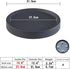 12.4" Wheels,2Pack Ornaments(12.4 inch) Plant Caddy with Hidden Gray+Light Gray Round Heavy Duty Rolling Plant