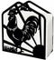 SUPERDANT Napkin Holder for Tables, Rooster Iron Freestanding Napkin Dispenser for Kitchen Farmhouse Restaurants