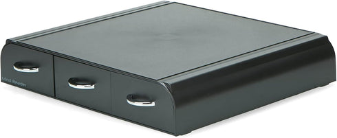 Mind Reader Single Serve Coffee Organizer with 3 Drawers, 36 Capacity, Black