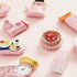 4 Pink Fridge Magnets - Cute 3D Kitchen Appliances with Strong Magnets, Funny Decorative Refrigerator Magnets for Home