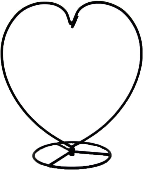 WAJJ Big Heart-shaped Ornament Display Stand Iron Pothook for Hanging Glass Terrarium - Creative Home Garden Wedding