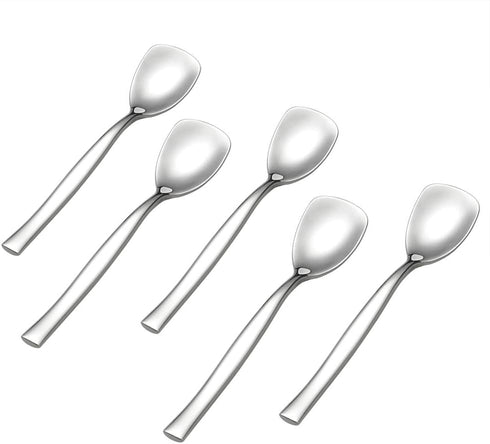 12-Piece Stainless Steel Ice Cream Spoons, Yogurt Spoon Set