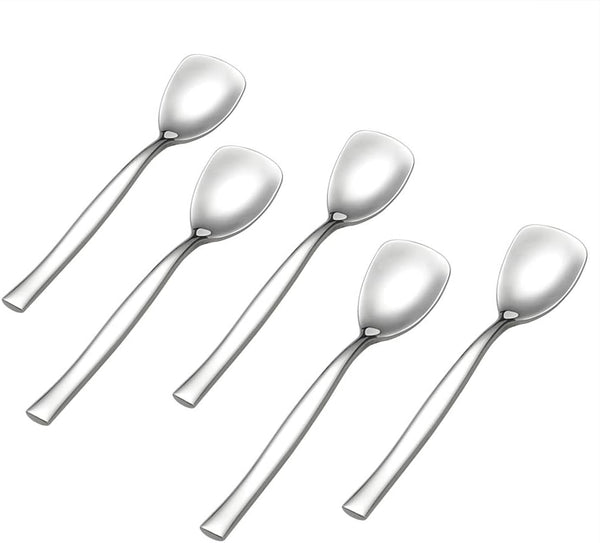 12-Piece Stainless Steel Ice Cream Spoons, Yogurt Spoon Set