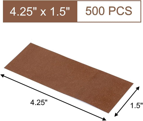 Gmark Paper Napkin Band Box of 500 - Brown, Paper Napkin Rings Self Adhesive GM1052A