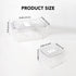'-3 Pack elabo Fruit Storage Containers for Fridge Fresh Produce Saver Stackable Fridge Organizers Bins with Lids, Drain
