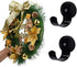 Magnetic Wreath Hanger for Front Doors, 2 Pack Metal Wreath Holder for Wreath Decorations on Steel Door