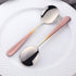Buyer Star Bouillon Spoon Sets, 7-Inch Round Soup Spoons, Stainless Steel Finished Table Dinner Spoons