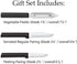 Rada Cutlery 3-Piece Basics Knife Gift Set with Black Handles