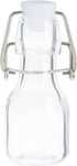BLUE PANDA 15 Pack Small Swing Top Glass Bottles - 2 oz/60 ml with Lids, Stoppers, Tags & Jute Twine