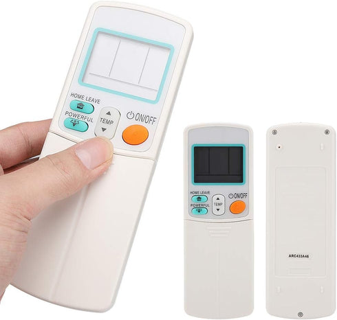 Universal Remote Control for Air Conditioners, Replacement Controller for ARC433A46 Compatible Models (1)