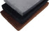 2 Pack 11.8"x15.7" Augld Rectangle Vanity Stool Cushion Washable Non-Slip Makeup Stool with Ties Coffee