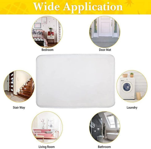 Welcome Door Mat Please Remember Pitbull House Rules, Non-Slip Funny Doormat Decor for Bathroom Kitchen