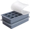 BECOKIT 2 Tbsp Silicone Freezer Molds - Perfect for Storing Garlic, Herbs, Ginger,