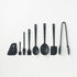 Silicone Cooking Spoon: Small 25cm Black