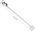 Oumefar Cocktail Stirrer Spoon Bar Spoon Stainless Steel Cocktail Spoon Beverage Coffee Mixing Layering Tool with Long Handle(#7 Silver)
