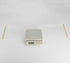 Beelee Bathtub Tray Clear Caddy Rack, Acrylic Tub Tray with Gold Rails for Book, Phone, Candle, Wine