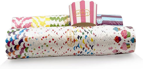 100pcs Premium Greaseproof Cupcake Paper Liners - Random Colorful, No Muffin Pan Needed for Cupcakes