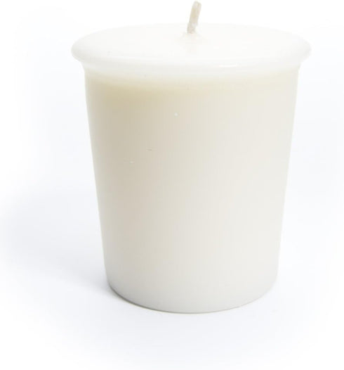 6 Baby Powder Soy Votive Candles - Scented with Natural Fragrance Oils - White Natural Votive Candle Refills - Fresh