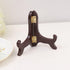 Gatuida Gold Decor Book Display Stand, Wooden Plate Easel Holder for Decorative Wood Library Decor