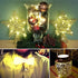 YKB 6 PCS LED Starry Fairy Lights with 20 Micro LEDs on 3.3FT/1m Copper Wire, Warm White, 2xCR2032 Batteries