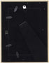 Isaac Jacobs 4x6 Gold Beveled Mirror Picture Frame - Classic Mirrored Frame for Wall Décor and Photo Gallery