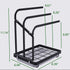 Apsan Sponge Holder with Drain Pan for Kitchen Sink, Kitchen Sink Caddy Organizer for Sponge Brush Soap Dish