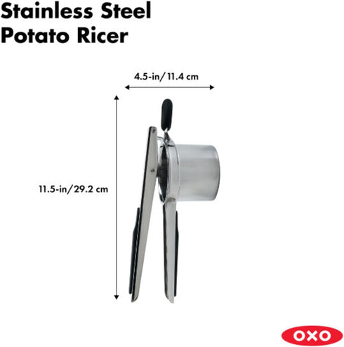 Stainless Steel Potato Ricer - OXO Good Grips for Perfect Mashed Potatoes