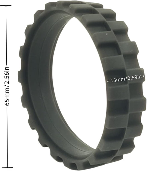 4 Pack Replacement Tires for iRobot Roomba j7, 500,600,700,800,900, e and i Series Models, Anti-Slip Replacement