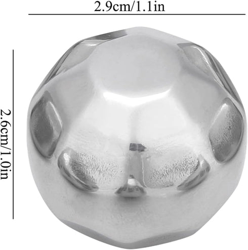 Stainless Steel Ice Spheres for Chilled Wine, Whiskey, and Fruit Drinks