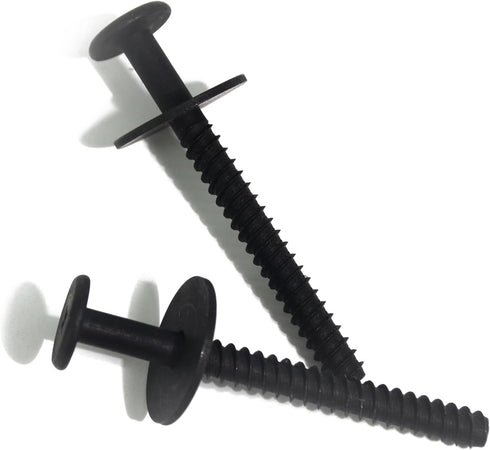 316433300 Black Metal Screw for Range Oven Door Handle Compatible with Frigidaire, Kenmore, Electrolux (2PACK)