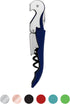 True Brands TrueTap Double Hinged Waiters Corkscrew - Top-notch Stainless Steel Opener with Foil Cutter, Navy Blue, Set