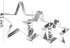 Star Cookie Cutter Set - 3 Piece Stainless Steel