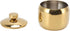 Stainless Steel Condiment Pot, Gold Seasoning Jar with Lid, Spice Storage Container for Home Kitchen (Gold)
