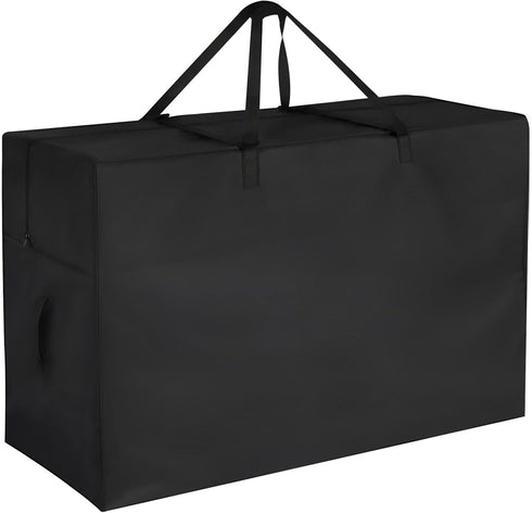 Tri Folding Mattress Storage Bag, Foldable Memory Foam Case for 4-6 Inch Twin XL Guest Bed Mattress Carry Case