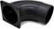 Big Horn 11433 4-5/8-Inch Flanged Elbow, 4-Inch, Black