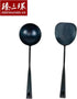 ZhenSanHuan Chinese Traditional HandMade Iron Spatula & Ladle Wok Tool Set, Long Wok Utensils