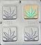 Candy Molds N More Marijuana Leaf Pot Leaf Bar Chocolate Mold, 1343