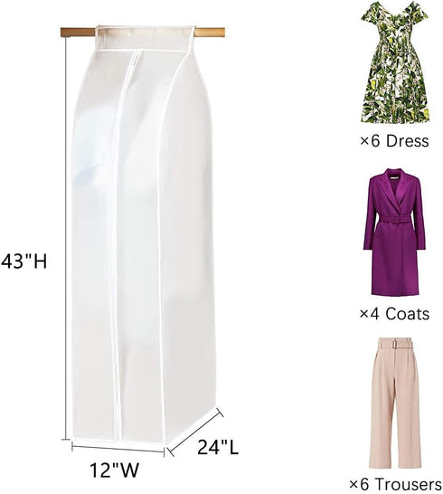 XIAKE Garment Bags, Moth-proof Dust Cover for Clothes, Premium Thickened Storage Bag, Moisture-proof