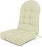 Adirondack Chair Cushion,Outdoor Waterproof Rocking Chair Cushion 44x19x4in Beige Non-Slip High Back