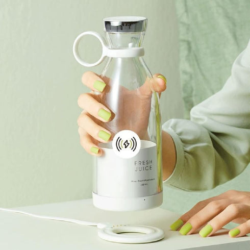 Personal Size Blender, Fresh Juice Portable Blender for Smoothies, Wireless USB Rechargeable, Pink