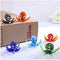 H&D HYALINE & DORA Multicolor Octopus Art Glass Blown Mini Sea Animal Figurine, Set of 6