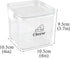 Yomjarl 2 Pack Cheese Container for Refrigerator Airtight Creamer Container with and Lid Cream Cheese Sliced Cheese Box