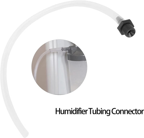 Agatige Portable Humidifier Tubing Connector, Small Generator Humidifier Cups Replacement Accessories for Home or Clinic