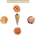 30 Pcs Kraft Paper Confetti Cones, 17x17cm Wedding Confetti Cones